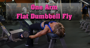 One-Arm-Flat-Dumbbell-Fly